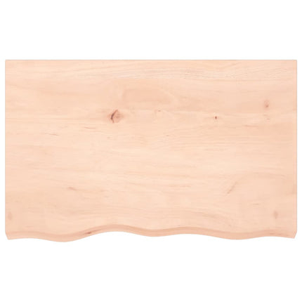 bordplade 80x50x(2-6) cm ubehandlet massivt egetræ