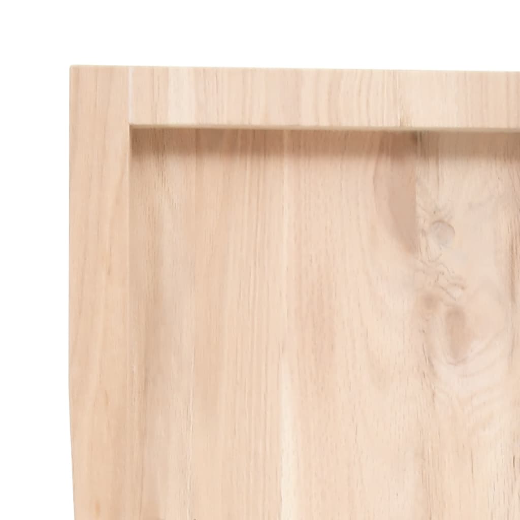 bordplade 80x60x(2-4) cm ubehandlet massivt egetræ