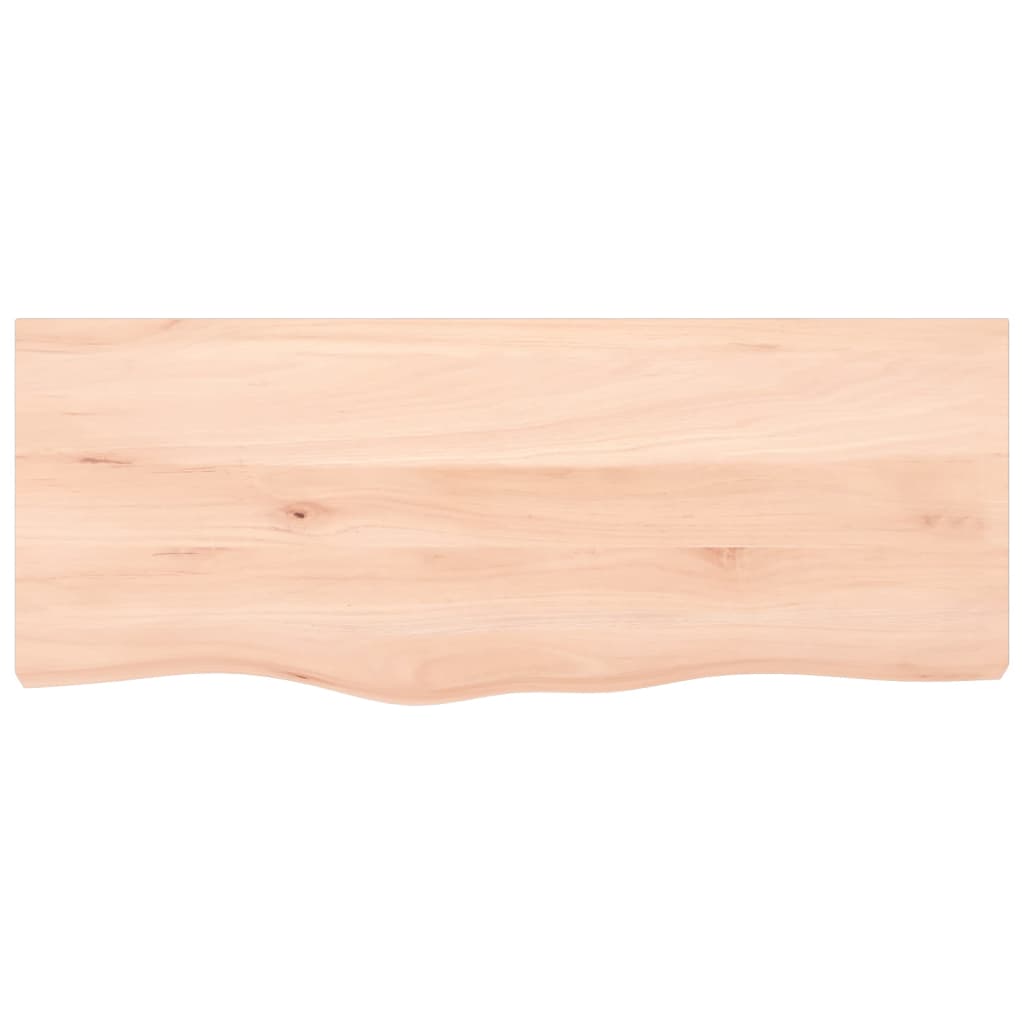 bordplade 100x40x(2-4) cm ubehandlet massivt egetræ
