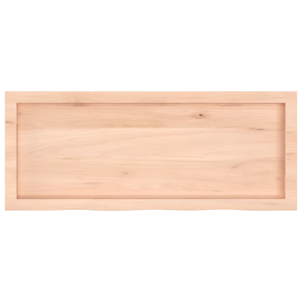 bordplade 100x40x(2-4) cm ubehandlet massivt egetræ