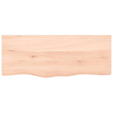 bordplade 100x40x(2-6) cm ubehandlet massivt egetræ