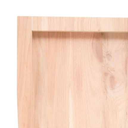 bordplade 100x40x(2-6) cm ubehandlet massivt egetræ