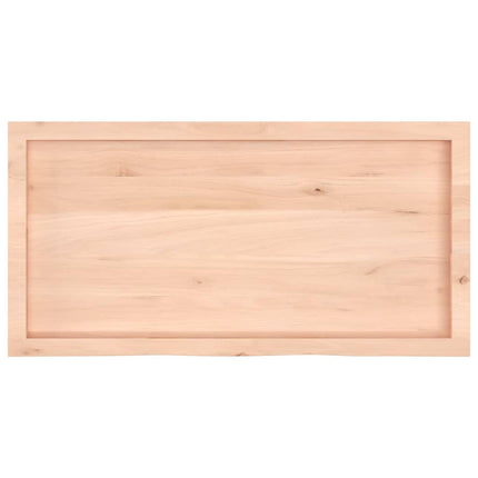 bordplade 100x50x(2-6) cm ubehandlet massivt egetræ