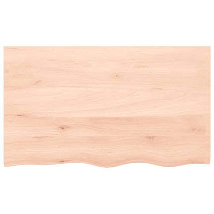 bordplade 100x60x(2-4) cm ubehandlet massivt egetræ