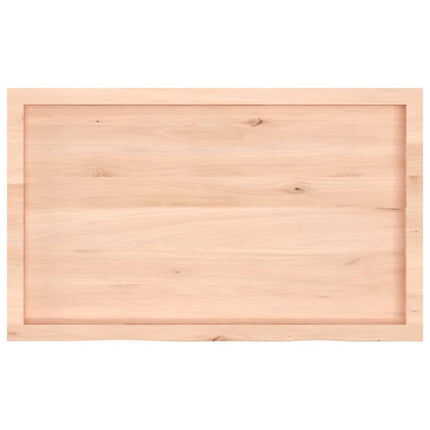bordplade 100x60x(2-4) cm ubehandlet massivt egetræ