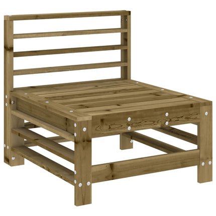 loungesæt til haven 7 dele imprægneret fyrretræ