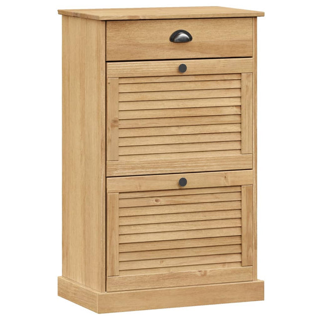 skoskab VIGO 60x35x96 cm massivt fyrretræ