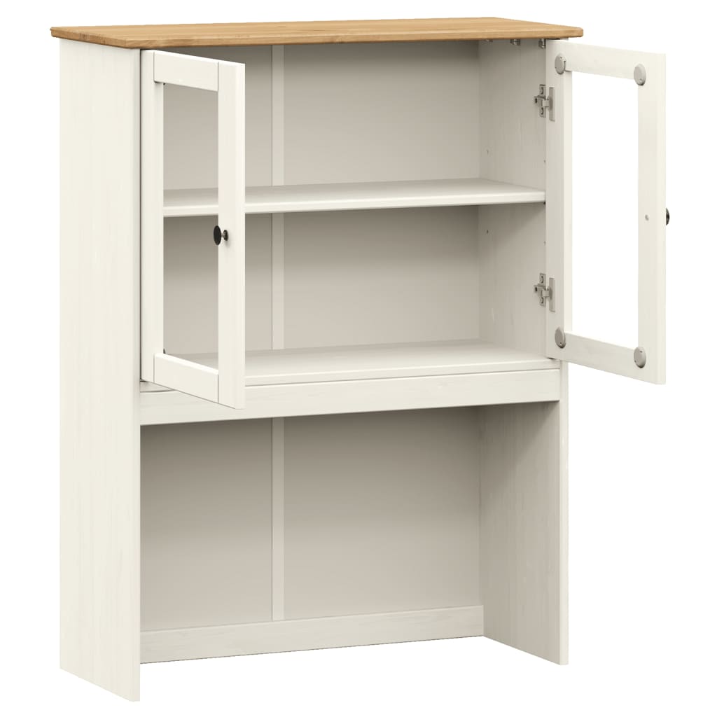 skabstop til skænk VIGO 78x30x100 cm massivt fyrretræ hvid