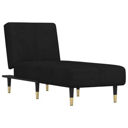chaiselong velour sort