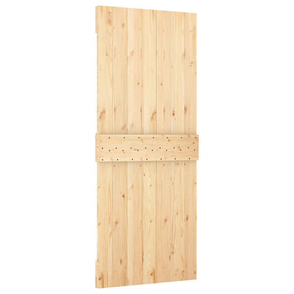 Dør NARVIK Naturfarvet 85 x 210 cm Massivt Fyrretræ
