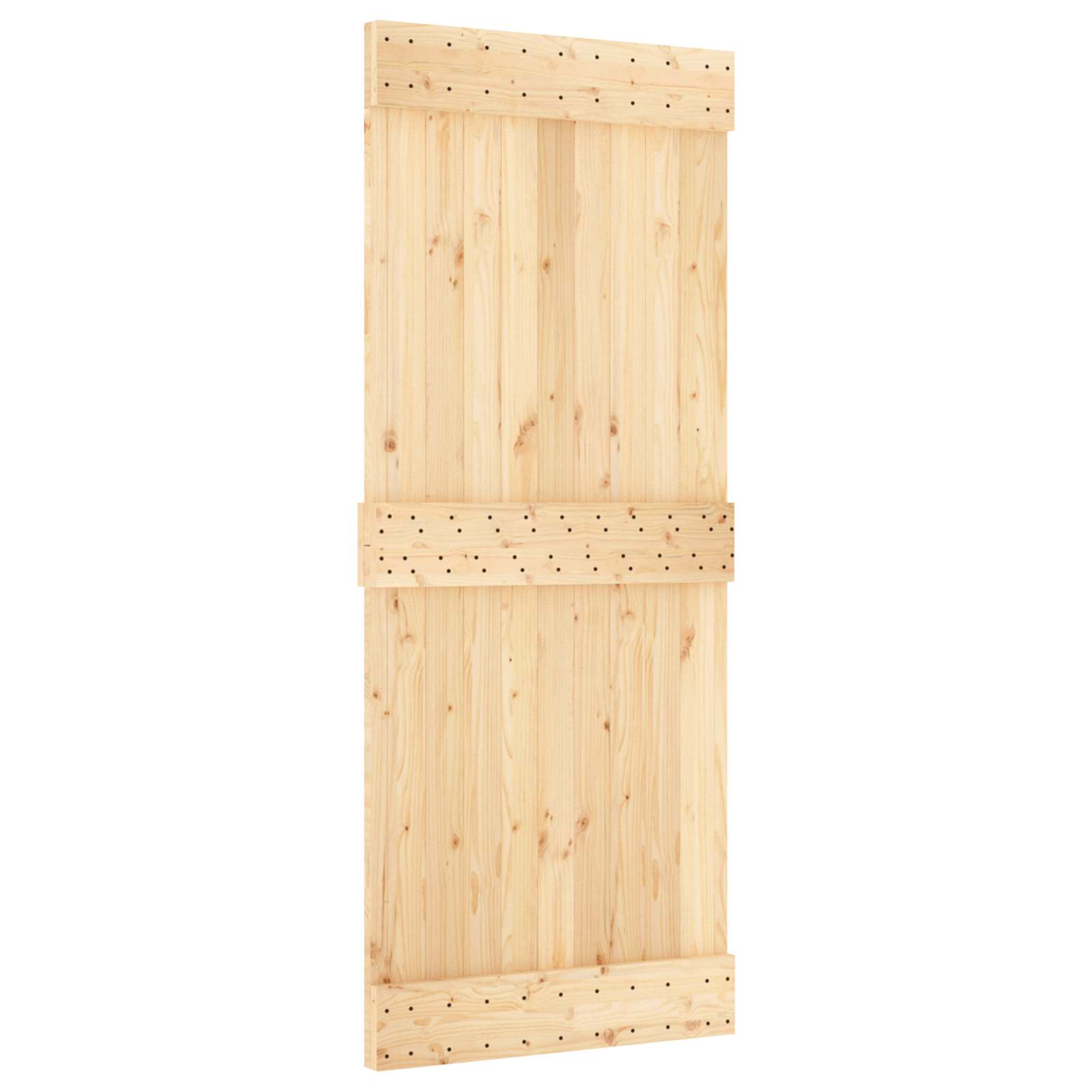 Dør NARVIK Naturfarvet 85 x 210 cm Massivt Fyrretræ