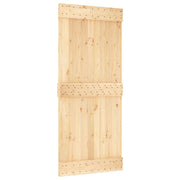 Dør NARVIK Naturfarvet 90 x 210 cm Massivt Fyrretræ