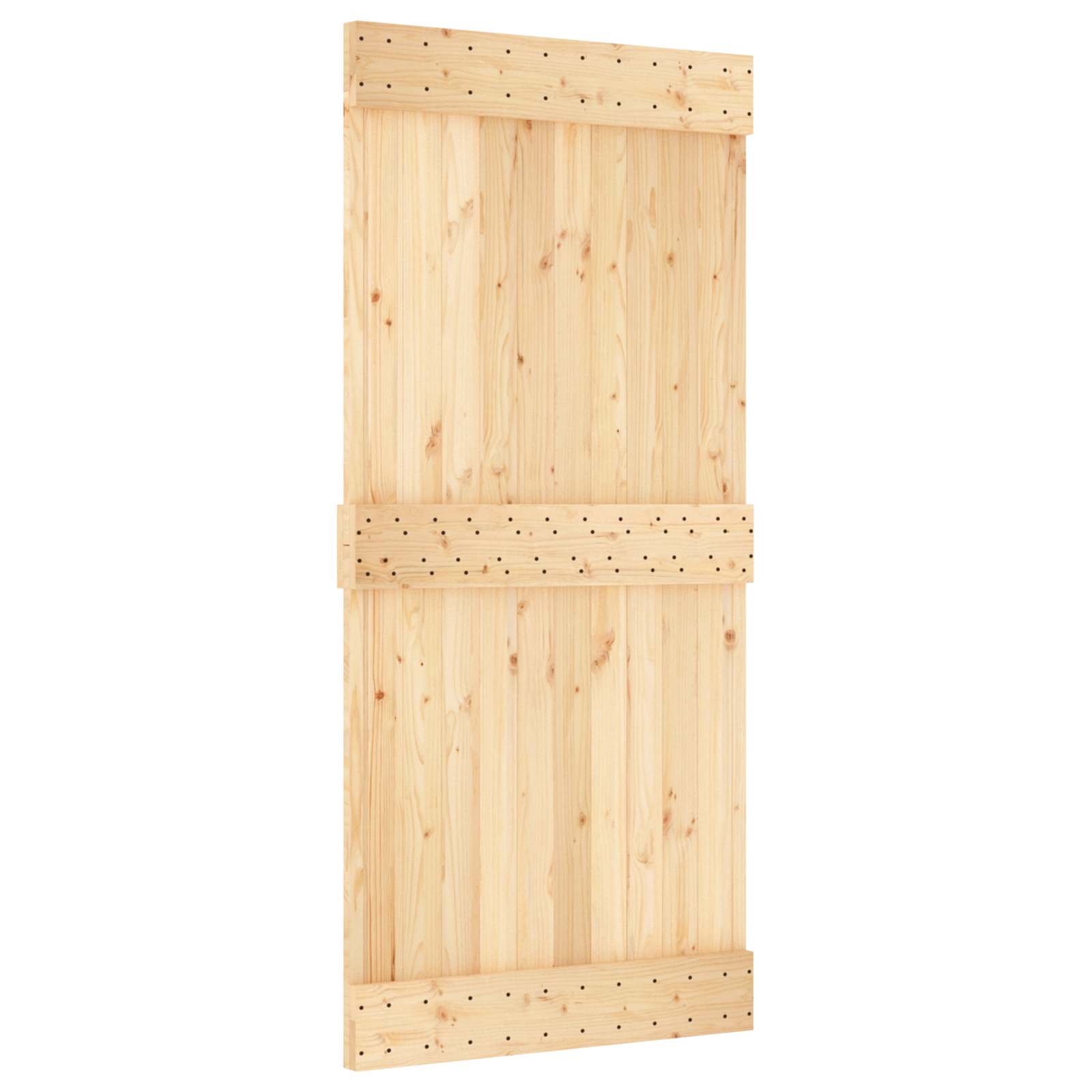 Dør NARVIK Naturfarvet 95 x 210 cm Massivt Fyrretræ