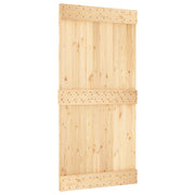 Dør NARVIK Naturfarvet 100 x 210 cm Massivt Fyrretræ