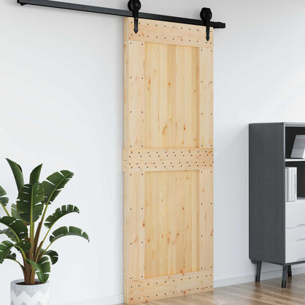 Dør NARVIK Naturfarvet 90 x 210 cm Massivt Fyrretræ
