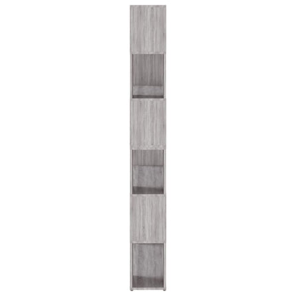 bogreol/rumdeler 100x24x188 cm grå sonoma-eg