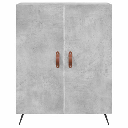 skænk 69,5x34x90 cm konstrueret træ betongrå