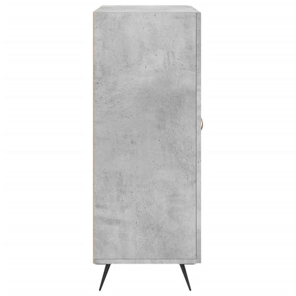 skænk 69,5x34x90 cm konstrueret træ betongrå