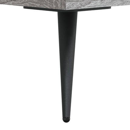 skænk 69,5x34x90 cm konstrueret træ grå sonoma-eg