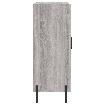 skænk 69,5x34x90 cm konstrueret træ grå sonoma-eg