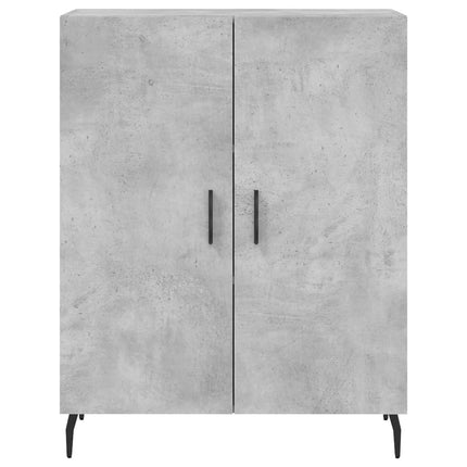 skænk 69,5x34x90 cm konstrueret træ betongrå