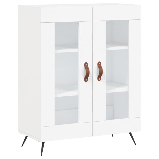 skænk 69,5x34x90 cm konstrueret træ hvid
