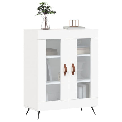 skænk 69,5x34x90 cm konstrueret træ hvid