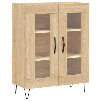 skænk 69,5x34x90 cm konstrueret træ sonoma-eg