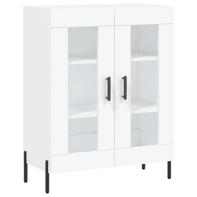 skænk 69,5x34x90 cm konstrueret træ hvid