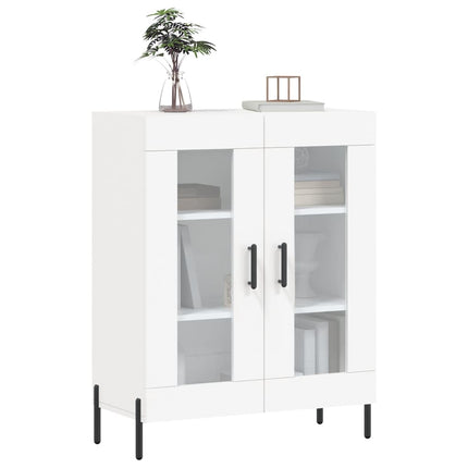skænk 69,5x34x90 cm konstrueret træ hvid