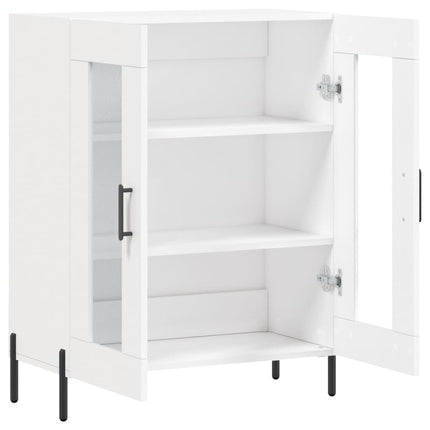 skænk 69,5x34x90 cm konstrueret træ hvid