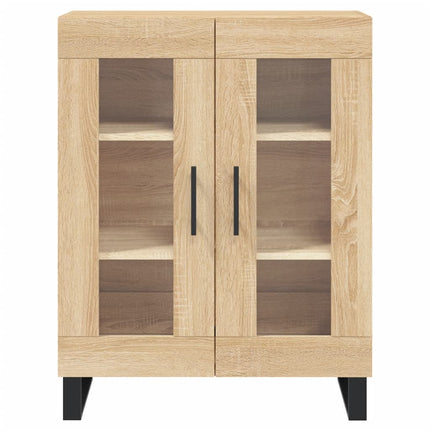 skænk 69,5x34x90 cm konstrueret træ sonoma-eg