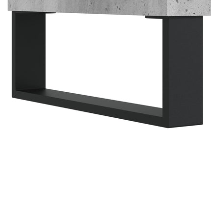 skænk 69,5x34x90 cm konstrueret træ betongrå