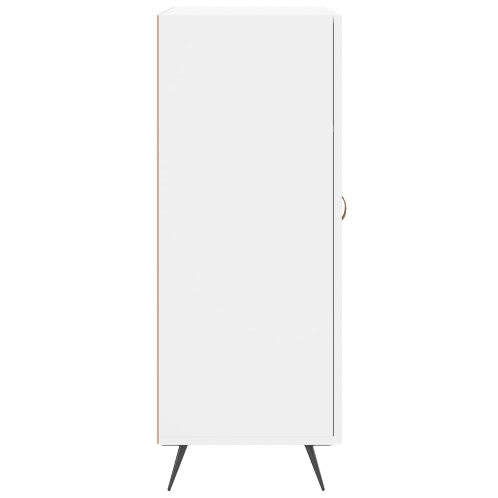 skænk 69,5x34x90 cm konstrueret træ hvid