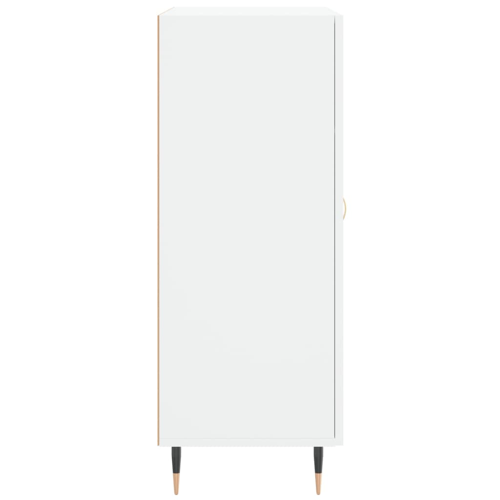 skænk 69,5x34x90 cm konstrueret træ hvid