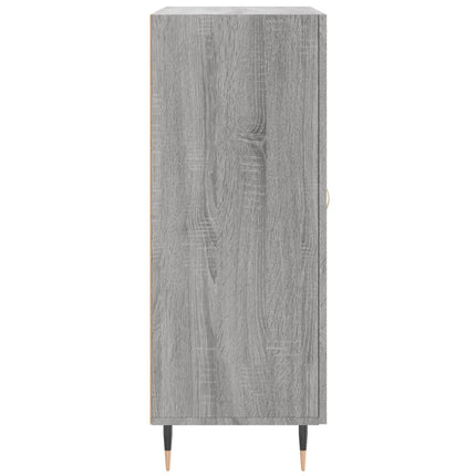 skænk 69,5x34x90 cm konstrueret træ grå sonoma-eg
