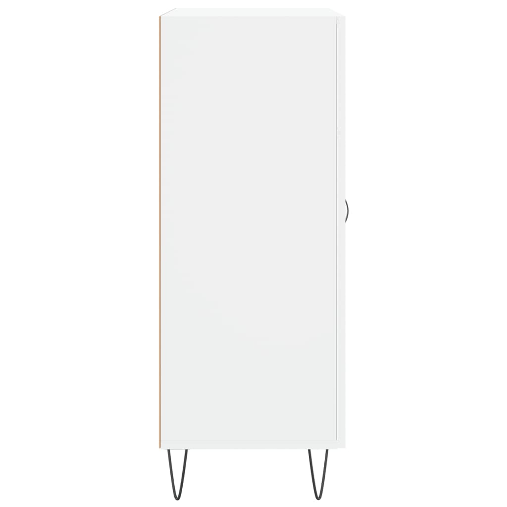 skænk 69,5x34x90 cm konstrueret træ hvid