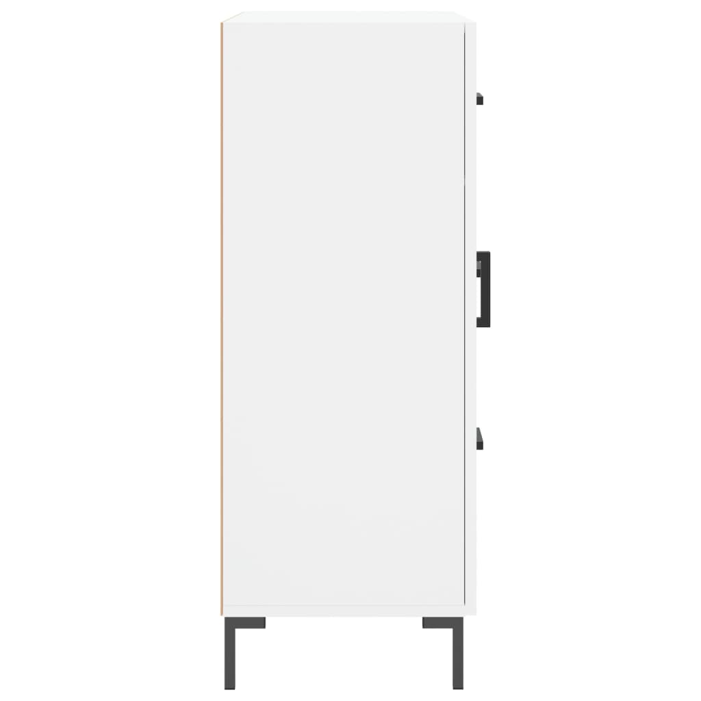 skænk 69,5x34x90 cm konstrueret træ hvid