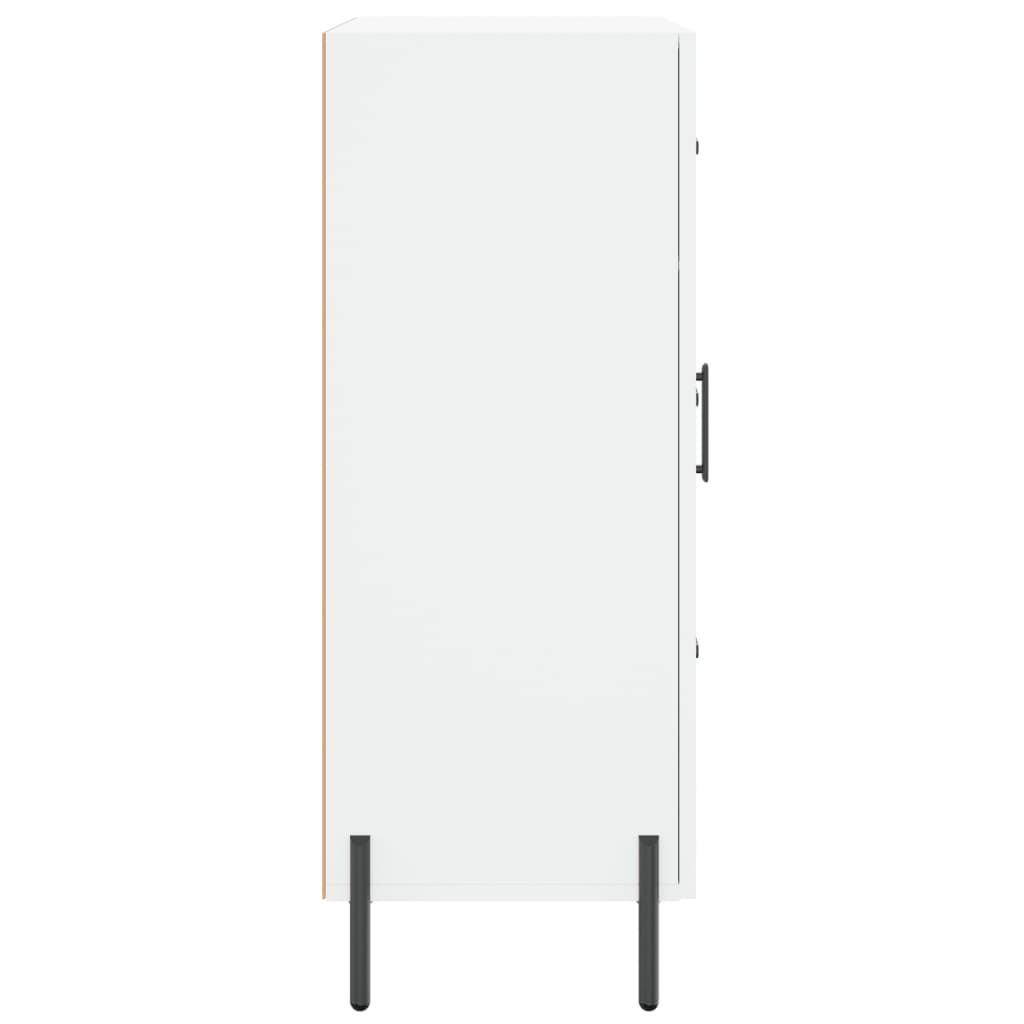 skænk 69,5x34x90 cm konstrueret træ hvid