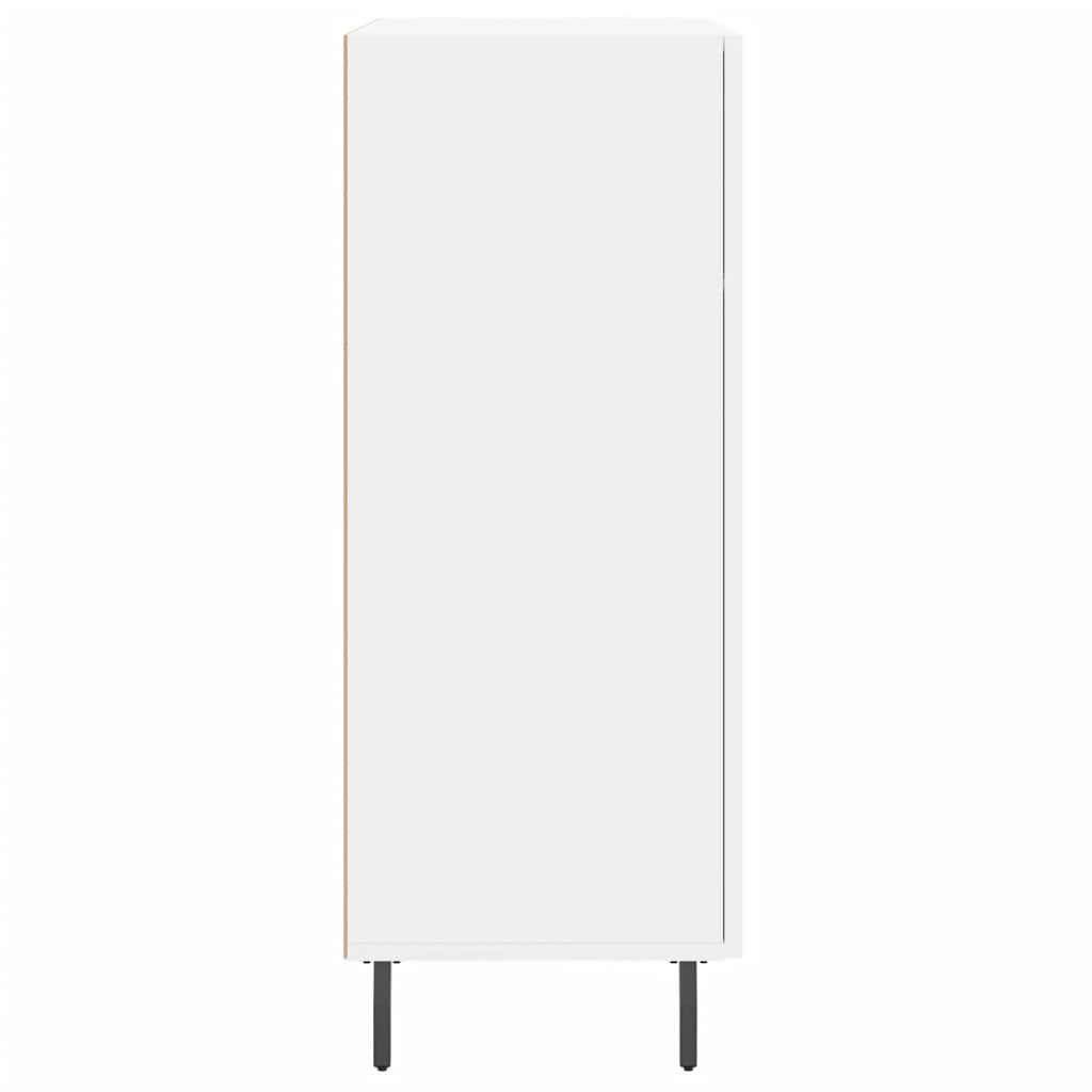 skænk 69,5x34x90 cm konstrueret træ hvid