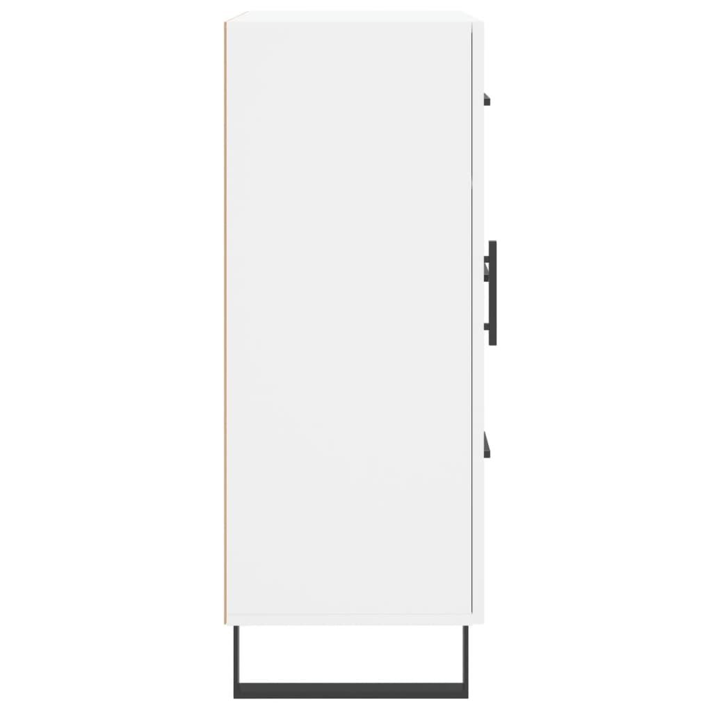 skænk 69,5x34x90 cm konstrueret træ hvid