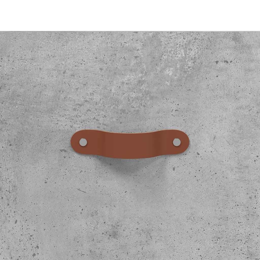 skænk 69,5x34x90 cm konstrueret træ betongrå