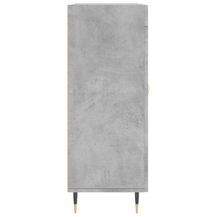 skænk 69,5x34x90 cm konstrueret træ betongrå