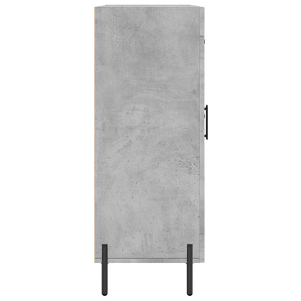 skænk 69,5x34x90 cm konstrueret træ betongrå