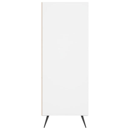 skab 69,5x32,5x90 cm konstrueret træ hvid