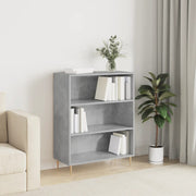 skab 69,5x32,5x90 cm konstrueret træ betongrå