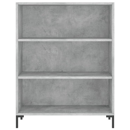 skab 69,5x32,5x90 cm konstrueret træ betongrå