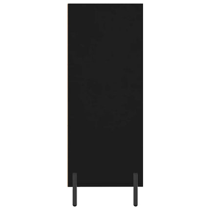 skab 69,5x32,5x90 cm konstrueret træ sort