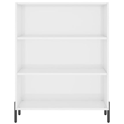skab 69,5x32,5x90 cm konstrueret træ hvid højglans