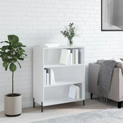 skab 69,5x32,5x90 cm konstrueret træ hvid højglans